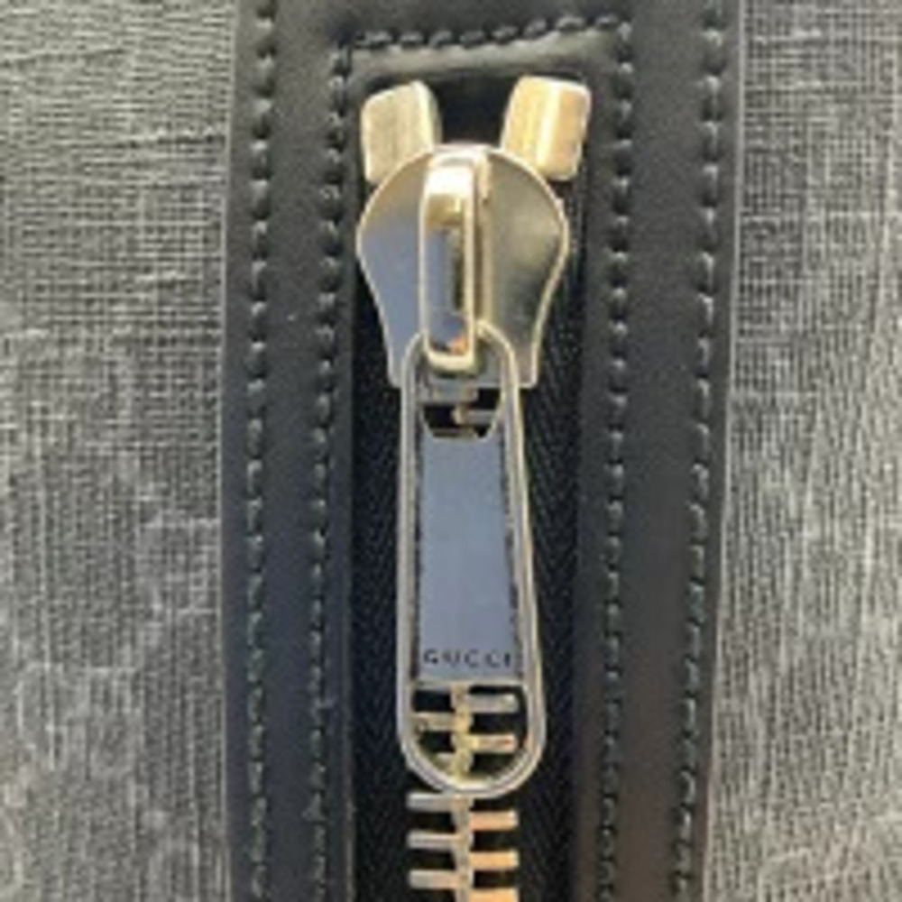 GUCCI Soft GG Supreme Belt Bag Body Bum Crossbody Belt Waist Clutch Black Gray - Picture 8 of 11